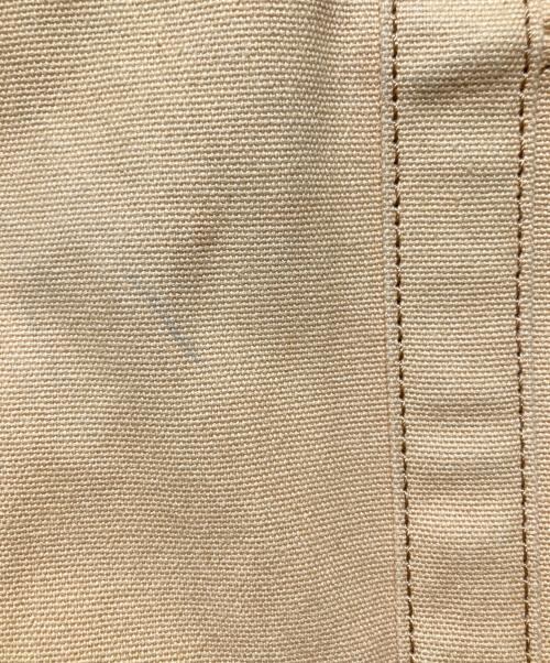 maison kitsune（メゾンキツネ）MAISON KITSUNE (メゾンキツネ) キャンバスロゴトートバッグ イエローの古着・服飾アイテム
