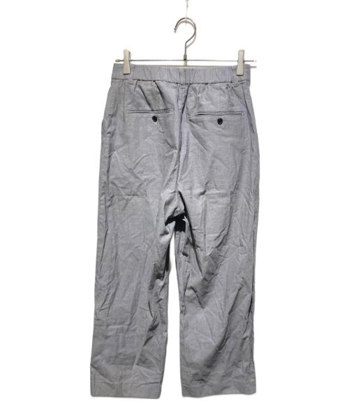 HUMAN WOMAN（ヒューマンウーマン）HUMAN WOMAN (ヒューマンウーマン) ドビーストレッチストレートパンツ グレー サイズ:Ｍの古着・服飾アイテム