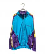 adidasアディダス）の古着「80ｓトラックジャケット」｜パープル×ブルー