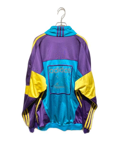 adidas（アディダス）adidas (アディダス) 80ｓトラックジャケット パープル×ブルー サイズ:Ｌの古着・服飾アイテム