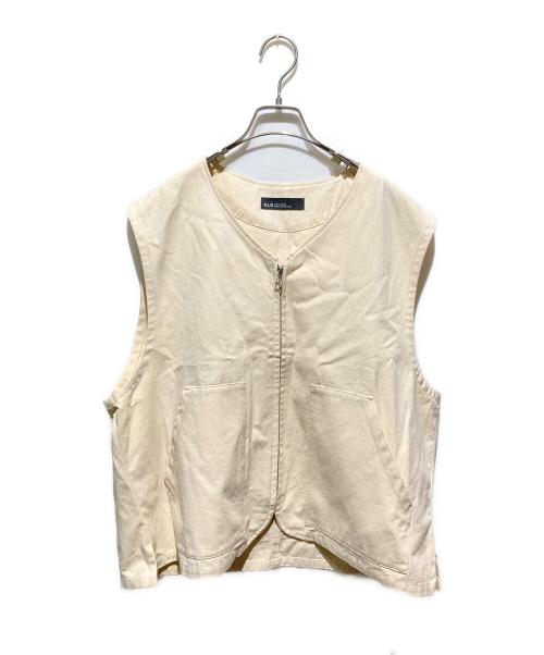 green label relaxing（グリーンレーベルリラクシング）green label relaxing (グリーンレーベルリラクシング) コットンダックベスト アイボリー サイズ:Ｍの古着・服飾アイテム