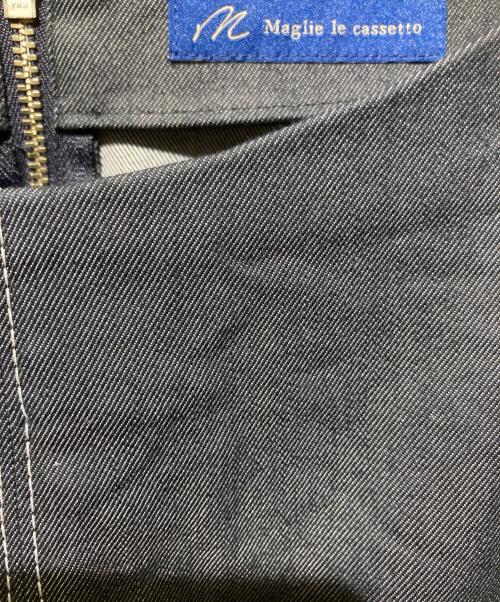 Maglie le cassetto（マーリエ ル カセット）Maglie le cassetto (マーリエ ル カセット) デニムワンピース ネイビー サイズ:9の古着・服飾アイテム