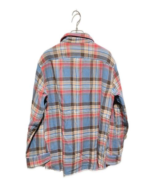 POLO RALPH LAUREN（ポロ・ラルフローレン）POLO RALPH LAUREN (ポロ・ラルフローレン) チェックシャツ ブルー サイズ:Ｍの古着・服飾アイテム