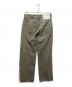 THE MUSEUM VISITOR (ザミュージアムビジター) SPRAYED OBLIQUE LINE INCISION PANTS (KHAKI) カーキ サイズ:S：6000円