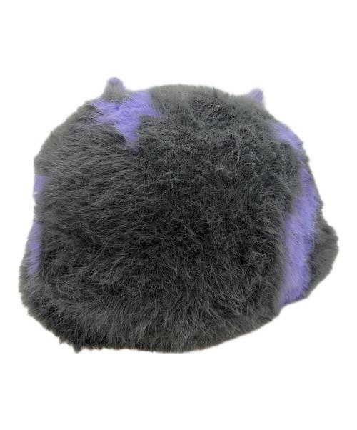 PHYS（フィジックス）PHYS (フィジックス) Devil's Worm mink fur jacquard hat ブラック サイズ:FREEの古着・服飾アイテム