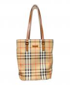 BURBERRYバーバリー）の古着「【OLD】ノバチェックバケツ型トートバッグ」｜ベージュ