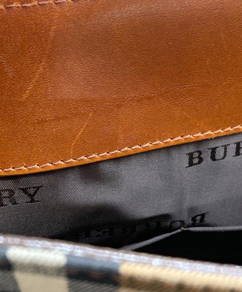 BURBERRY（バーバリー）BURBERRY (バーバリー) 【OLD】ノバチェックバケツ型トートバッグ ベージュの古着・服飾アイテム