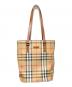 BURBERRY（バーバリー）の古着「【OLD】ノバチェックバケツ型トートバッグ」｜ベージュ