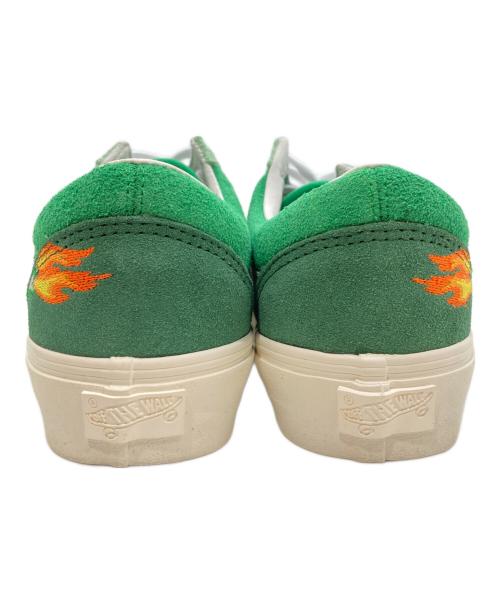VANS（ヴァンズ）VANS (ヴァンズ) Kar L'Art de L'Automobile (カー ラート ド ロートモービル) OLD SKOOL Vit グリーン サイズ:26.5cmの古着・服飾アイテム