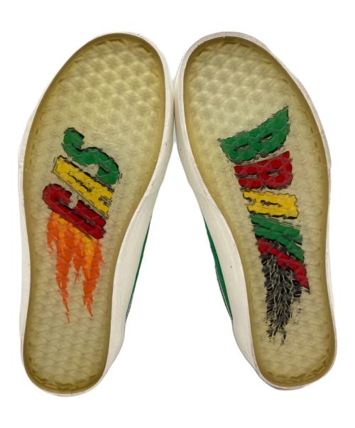 VANS（ヴァンズ）VANS (ヴァンズ) Kar L'Art de L'Automobile (カー ラート ド ロートモービル) OLD SKOOL Vit グリーン サイズ:26.5cmの古着・服飾アイテム