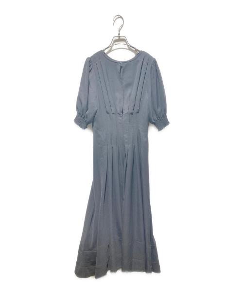 L'Or（ロル）L'Or (ロル) Tuck Drape Dress グレー サイズ:Sの古着・服飾アイテム