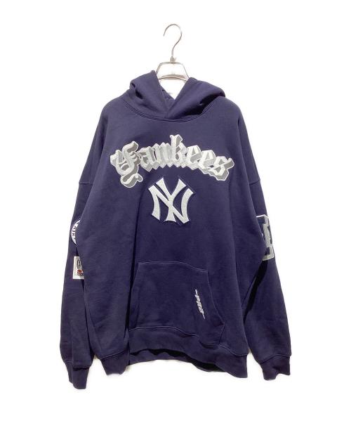 PRO STANDARD（プロスタンダード）PRO STANDARD (プロスタンダード) NEW YORK YANKEES BEST OF DROP SHOULDER PO HOODIE ネイビー サイズ:Mの古着・服飾アイテム