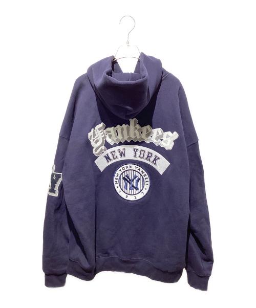 PRO STANDARD（プロスタンダード）PRO STANDARD (プロスタンダード) NEW YORK YANKEES BEST OF DROP SHOULDER PO HOODIE ネイビー サイズ:Mの古着・服飾アイテム