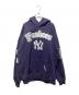 PRO STANDARD（プロスタンダード）の古着「NEW YORK YANKEES BEST OF DROP SHOULDER PO HOODIE」｜ネイビー