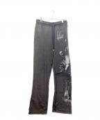 OFFWHITEオフホワイト）の古着「S. Matthew Sweatpants/プリントスウェットパンツ」｜ブラック