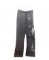 OFFWHITE（オフホワイト）の古着「S. Matthew Sweatpants/プリントスウェットパンツ」｜ブラック