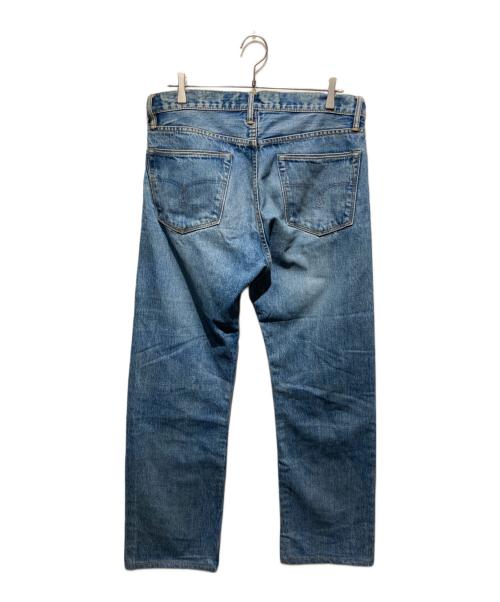 RRL（ダブルアールエル）RRL (ダブルアールエル) RRL刺繍 USA製 ボタンフライデニムパンツ インディゴ サイズ:32の古着・服飾アイテム