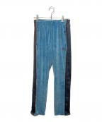 Needlesニードルズ）の古着「NARROW TRACK PANT/ナロートラックパンツ/ベロア」｜ブラウン×ネイビー