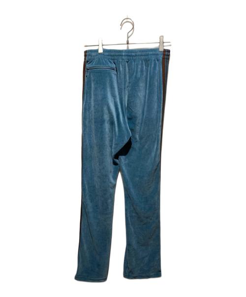 Needles（ニードルズ）Needles (ニードルズ) NARROW TRACK PANT/ナロートラックパンツ/ベロア ブラウン×ネイビー サイズ:ＸＳの古着・服飾アイテム
