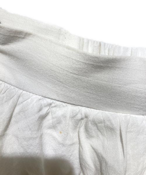 anuans（アニュアンス）anuans (アニュアンス) イレギュラーティアードボリュームスカート （WHITE） ホワイト サイズ:Ｍの古着・服飾アイテム