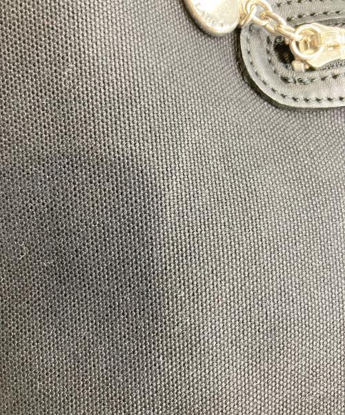 BURBERRY BLUE LABEL（バーバリー ブルー レーベル）BURBERRY BLUE LABEL (バーバリー ブルー レーベル) リバーシブルチェックトートバッグ ピンク×ブラックの古着・服飾アイテム