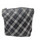 BURBERRY BLUE LABEL (バーバリー ブルー レーベル) リバーシブルチェックトートバッグ ピンク×ブラック：10000円