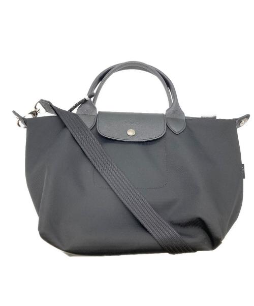 LONGCHAMP（ロンシャン）LONGCHAMP (ロンシャン) ル プリアージュ エナジー S トップハンドルバッグ ブラックの古着・服飾アイテム