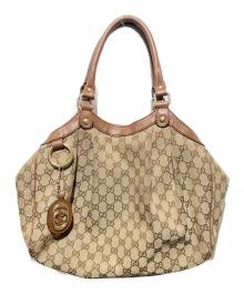 GUCCI（グッチ）の古着「スーキーGGキャンバストートバッグ」｜ブラウン