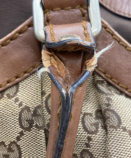 GUCCI（グッチ）GUCCI (グッチ) スーキーGGキャンバストートバッグ ブラウンの古着・服飾アイテム