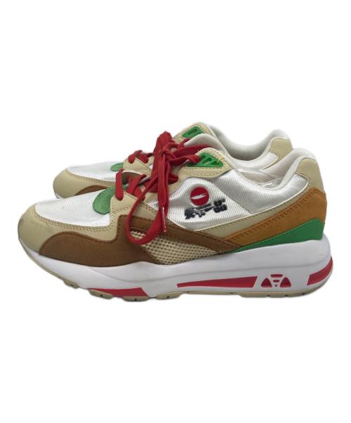 le coq sportif（ルコックスポルティフ）le coq sportif (ルコックスポルティフ) 天下一品 (テンカイッピン) 50周年ローカットスニーカー ベージュ サイズ:23cmの古着・服飾アイテム