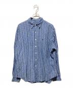 RALPH LAURENラルフローレン）の古着「チェックシャツ」｜ネイビー