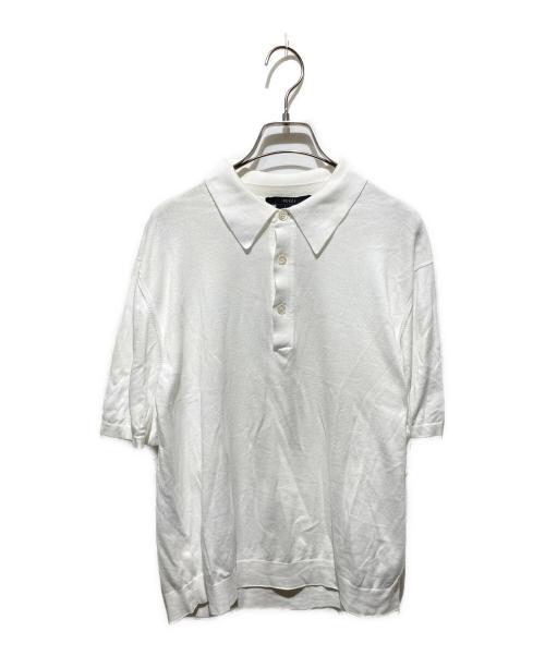 GUCCI（グッチ）GUCCI (グッチ) 無地ポロシャツ ホワイト サイズ:Sの古着・服飾アイテム