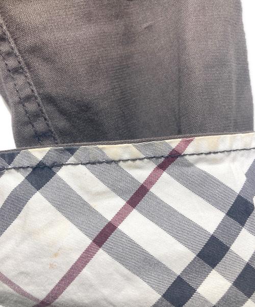 BURBERRY BLACK LABEL（バーバリーブラックレーベル）BURBERRY BLACK LABEL (バーバリーブラックレーベル) 裏地チェックスナップシャツ ブラウン サイズ:Ｍの古着・服飾アイテム
