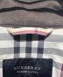 中古・古着 BURBERRY BLACK LABEL (バーバリーブラックレーベル) 裏地チェックスナップシャツ ブラウン サイズ:Ｍ：5000円
