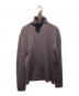 FENDI（フェンディ）の古着「【OLD】ズッカ柄タートルネックニット」｜ブラウン
