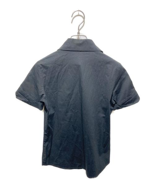 Vivienne Westwood RED LABEL（ヴィヴィアンウエストウッドレッドレーベル）Vivienne Westwood RED LABEL (ヴィヴィアンウエストウッドレッドレーベル) オーブ刺繍半袖シャツ ブラック サイズ:2の古着・服飾アイテム