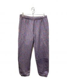 SUPREME×COMME des GARCONS JUNYA WATANABE MAN（シュプリーム×コム デ ギャルソン ジュンヤ ワタナベ マン）の古着「Sweatpant "Black Flowers"」｜グレー×ブルー