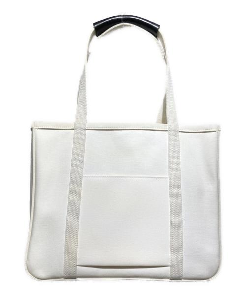 CHACOLI（チャコリ）CHACOLI (チャコリ) FRAME TOTE 03/キャンバストートバッグ ホワイトの古着・服飾アイテム
