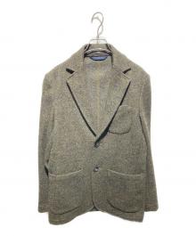 SHIPS（シップス）の古着「BALANCIRCULAR(R) ソリッド ツイード ジャケット」｜グリーン