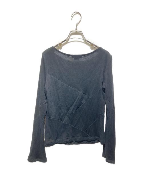 ISSEY MIYAKE（イッセイミヤケ）ISSEY MIYAKE (イッセイミヤケ) デザインニット ブラック サイズ:3の古着・服飾アイテム
