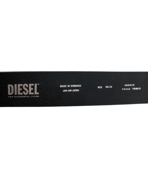 DIESEL（ディーゼル）DIESEL (ディーゼル) Dバックルベルト ブラックの古着・服飾アイテム