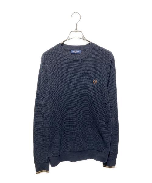 FRED PERRY（フレッドペリー）FRED PERRY (フレッドペリー) ワッフル ステッチ ジャンパー ネイビー サイズ:Sの古着・服飾アイテム