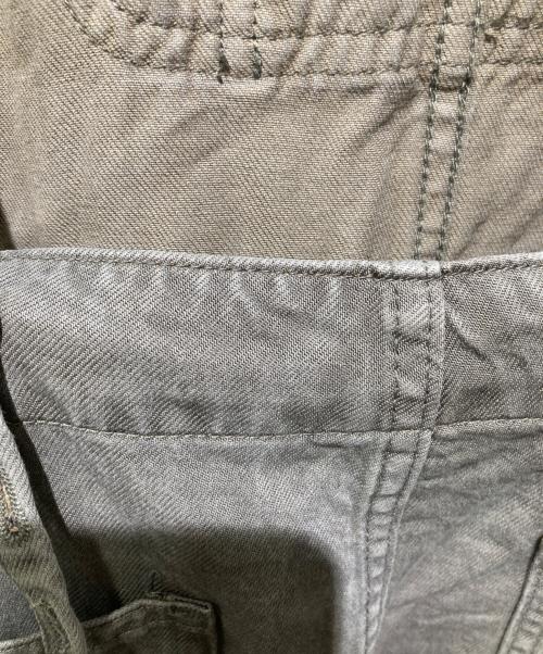 JEANASIS（ジーナシス）JEANASIS (ジーナシス) ポケットワークサロペ グレー サイズ:FREEの古着・服飾アイテム