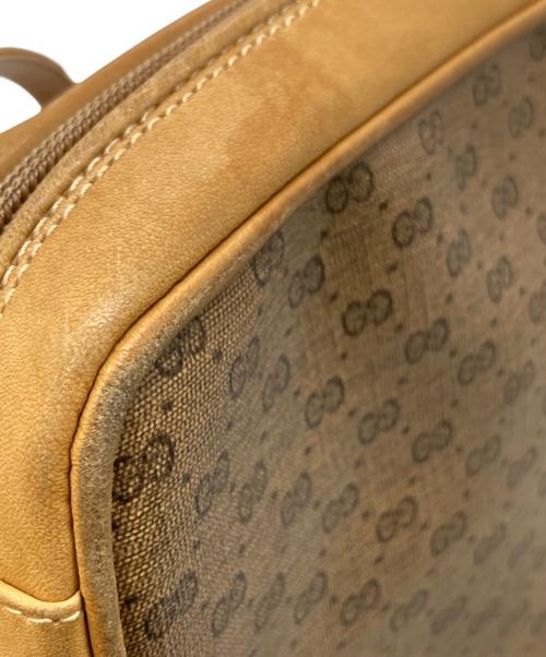 GUCCI（グッチ）GUCCI (グッチ) マイクロGG柄ショルダーバック ブラウンの古着・服飾アイテム