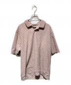 KITHキス）の古着「MonogramTerry Leo Polo」｜ピンク