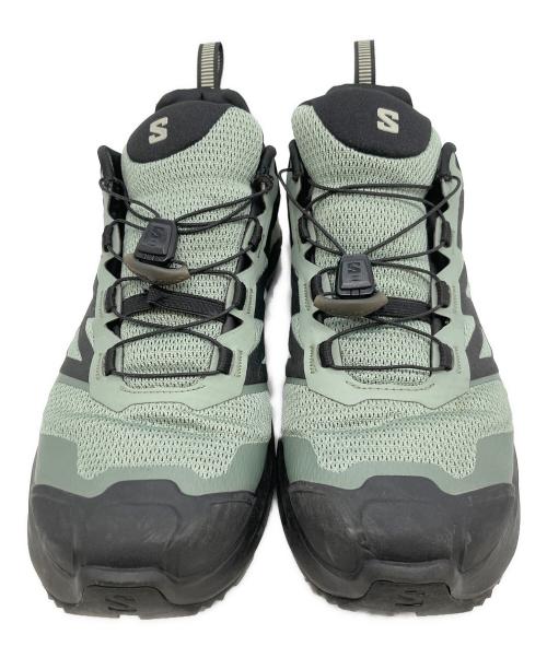SALOMON（サロモン）SALOMON (サロモン) X-ADVENTURE GTX/ローカットスニーカー ブラック×グリーン サイズ:27.5の古着・服飾アイテム
