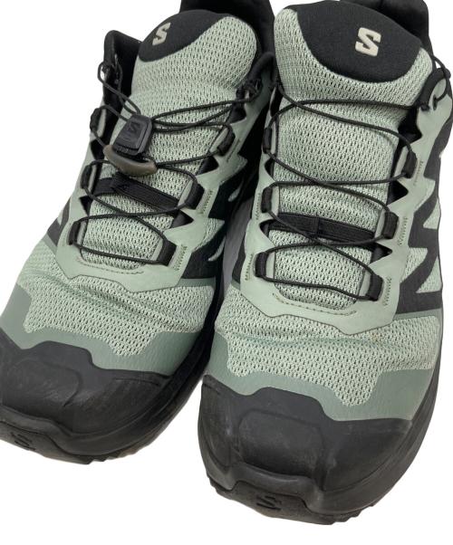 SALOMON（サロモン）SALOMON (サロモン) X-ADVENTURE GTX/ローカットスニーカー ブラック×グリーン サイズ:27.5の古着・服飾アイテム