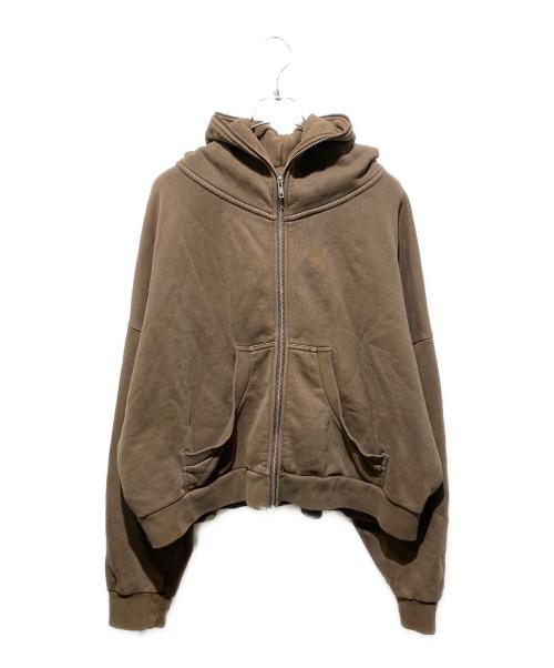 entire studios（エンタイアスタジオ）entire studios (エンタイアスタジオ) ジップパーカー ブラウン サイズ:Ｍの古着・服飾アイテム