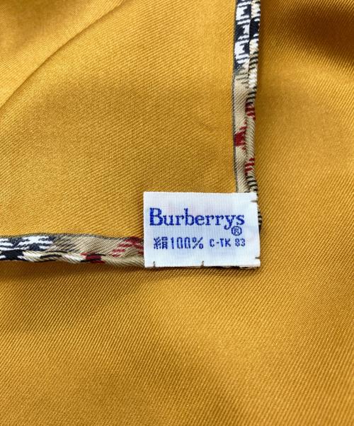 Burberry's（バーバリーズ）Burberry's (バーバリーズ) シルクスカーフ ベージュの古着・服飾アイテム