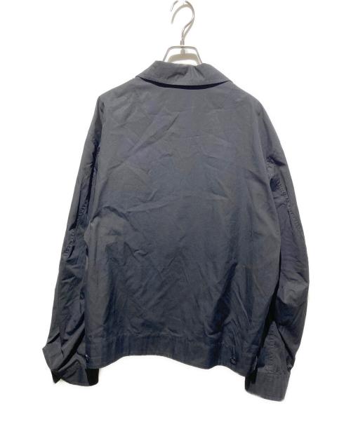 S’YTE YOHJI YAMAMOTO（サイト ヨウジヤマモト）S’YTE Yohji Yamamoto (サイト ヨウジヤマモト) 100/2 COTTON BROAD ZIP-UP BLOUSON ブラック サイズ:3の古着・服飾アイテム